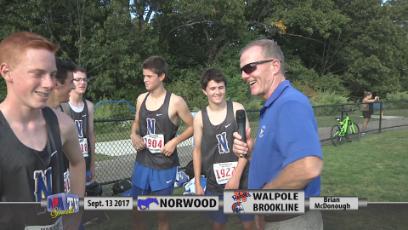 2017 NHS Cross Country vs Walpole & Brookline