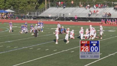 2017 NHS Football vs Natick