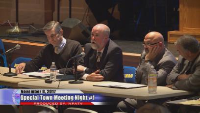 Town Meeting Night #1 11/6/17