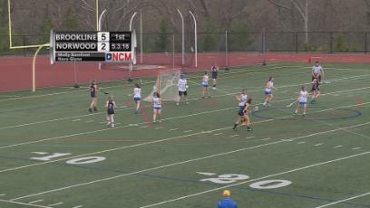 2018 NHS Girls Lacrosse vs. Brookline