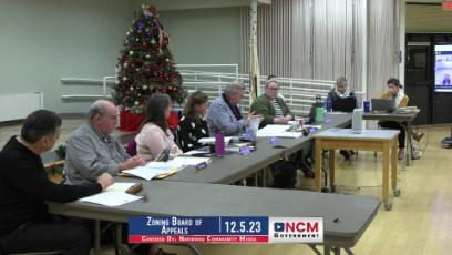 Zoning Board of Appeals 12.5.23