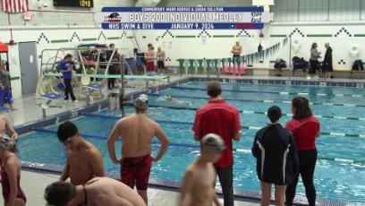 2024 NHS Swim and Dive vs. Holliston 1.9.24