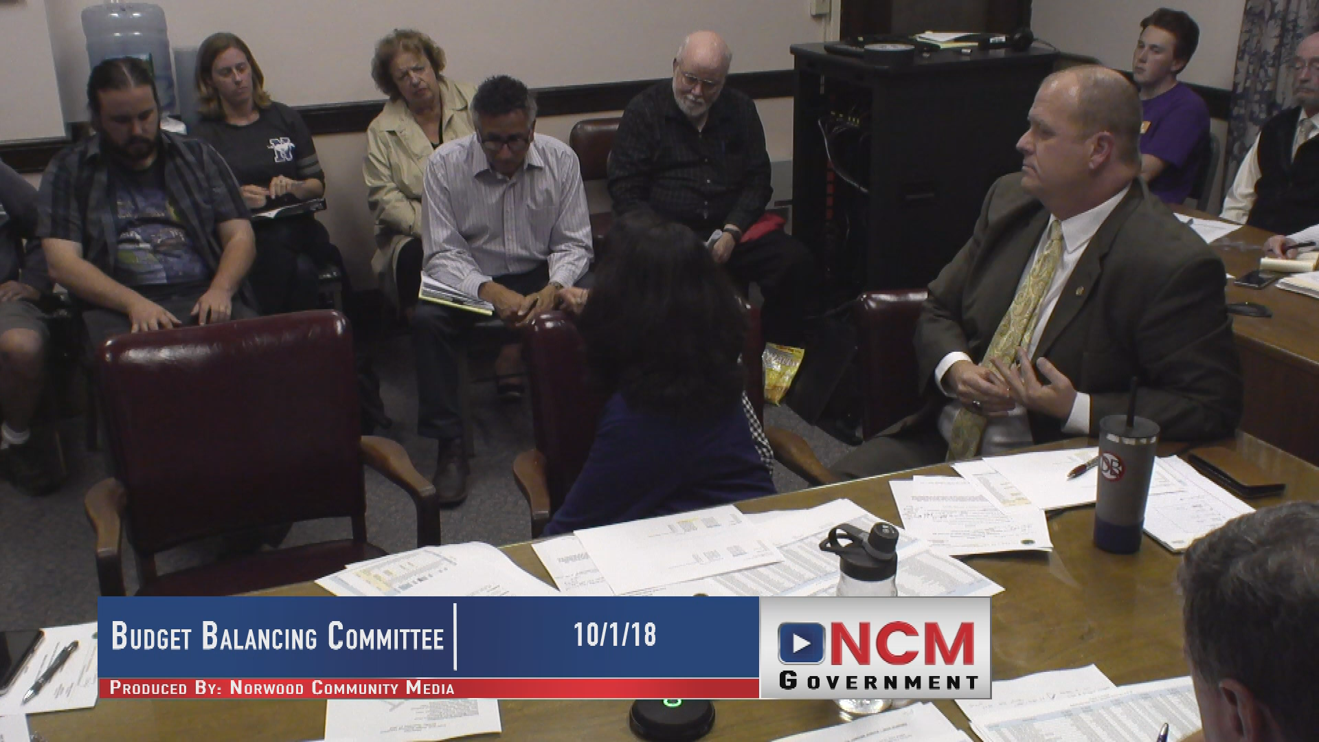 Budget Balancing Committee 10/1/18