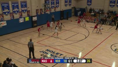 2024 NHS Girls Basketball vs. Masconomet - Round of 32