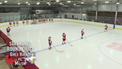 2024 NHS Girls Hockey vs. Milton - Round of 32