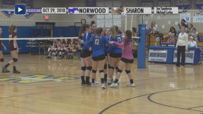 Girls Volleyball vs Sharon 10/31/18