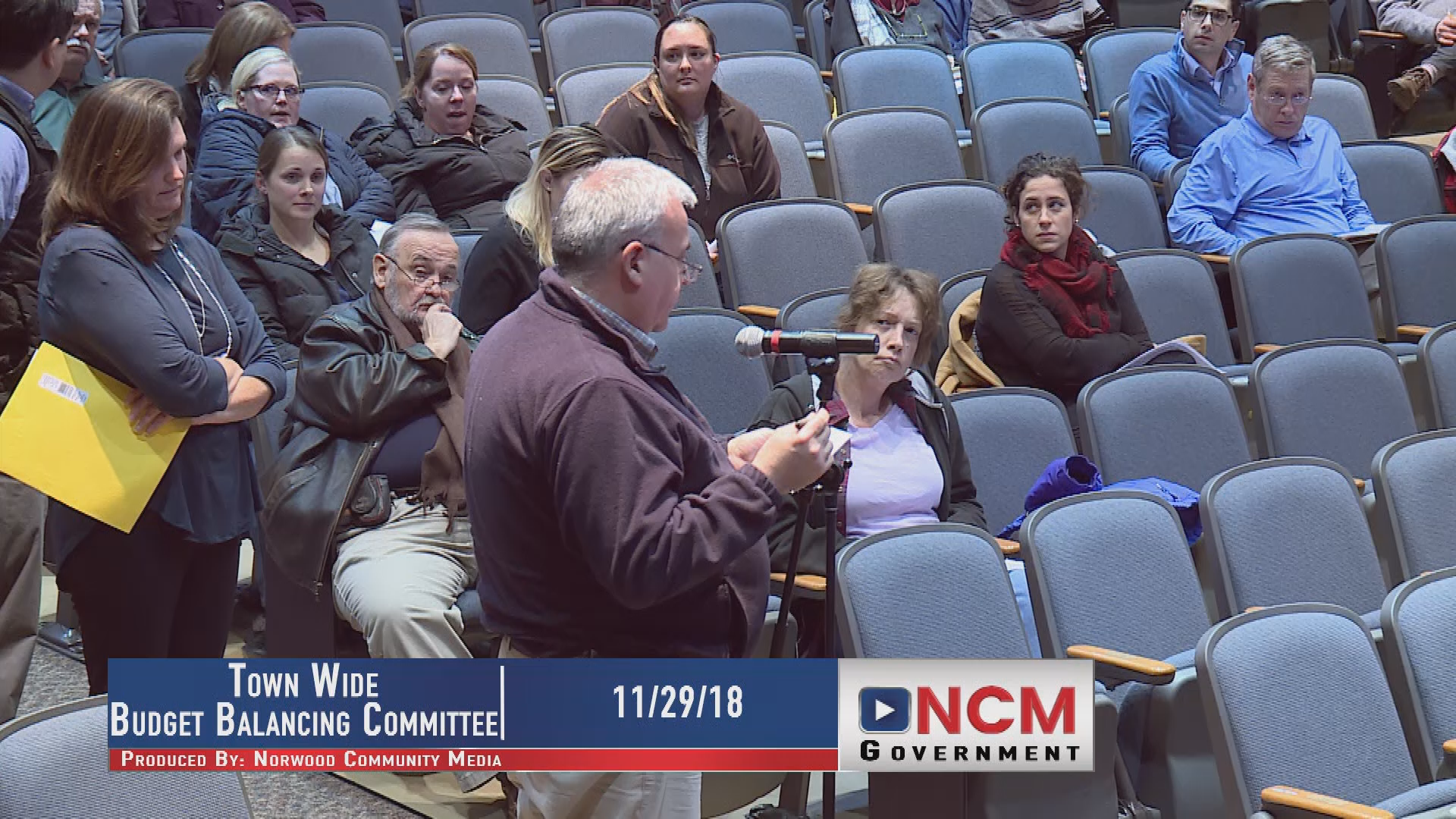 Budget Balancing Committee 11/29/18