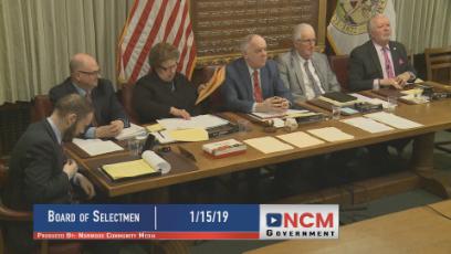 Board of Selectmen 1/15/19