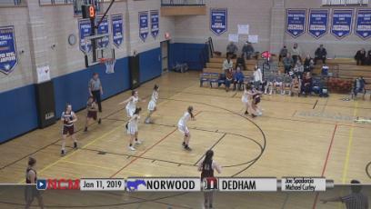Girls Basketball vs. Dedham 1/11/19