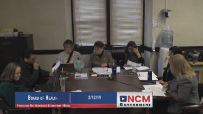 Board of Health 2/12/19