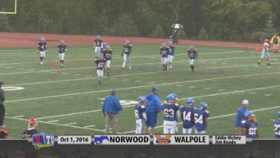 2016 NHS Football vs Walpole 10/1/16 Rebroadcast