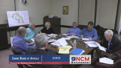 Zoning Board of Appeals 2/19/19
