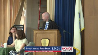 School Committee: Redistricting Forum 9.14.24