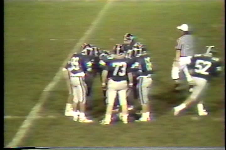 1987 Mustang Football: Norwood vs Framingham South