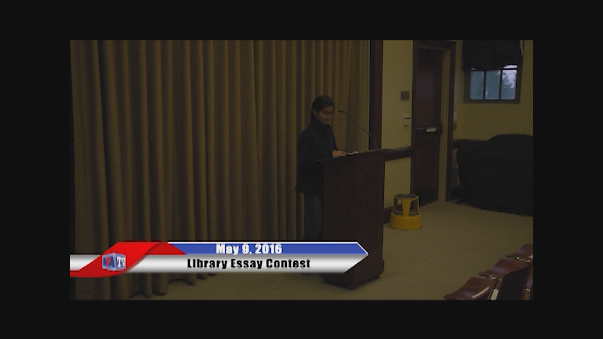 2016 Library Essay Contest 5/9/16