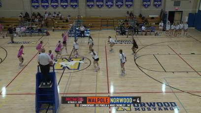 2024 NHS Girls Volleyball vs Walpole 10.21.24