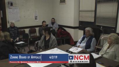 Zoning Board of Appeals 4/2/19