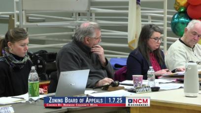 Zoning Board of Appeals 1.7.25