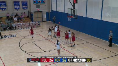 2024-25 NHS Girls Basketball vs Holliston 1.7.25