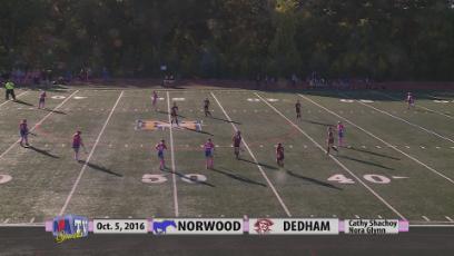 2016 NHS Field Hockey Vs Dedham 10/5/16