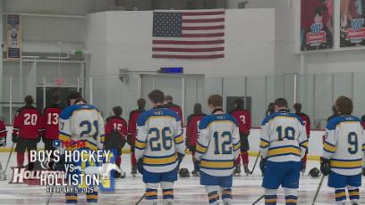 2024-25 NHS Boys Hockey vs Holliston 2.5.25