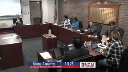School Committee 3.5.25 Rebroadcast