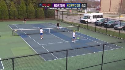 2025 NHS Boys Tennis vs Norton 4.10.25