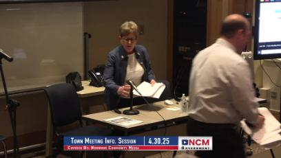 Town Meeting Information Session: 4.30.25