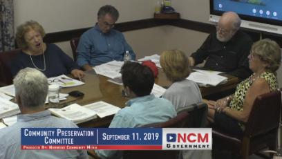 Community Preservation Committee 9/11/19