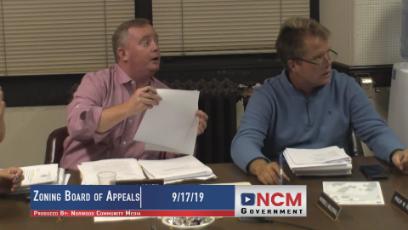 Zoning Board of Appeals 9/17/19