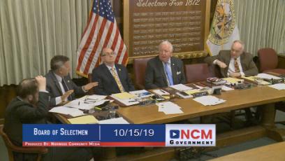 Board of Selectmen 10/15/19