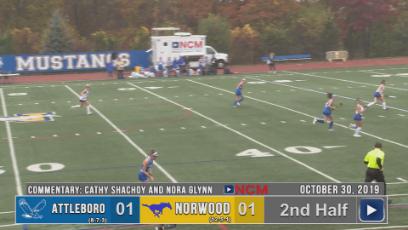 Field Hockey vs Attleboro MIAA Tournament Rebroadcast 10/30/19
