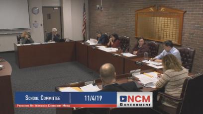 School Committee 11/4/19