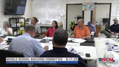 Middle School Building Committee 8.11.25