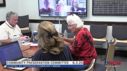 Community Preservation Committee 9.3.25