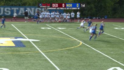 2025 NHS Girls Soccer vs Dedham 9.9.25