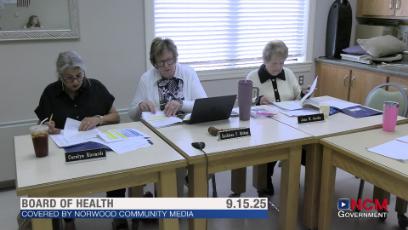 Board of Health 9.15.25