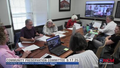Community Preservation Committee 9.17.25