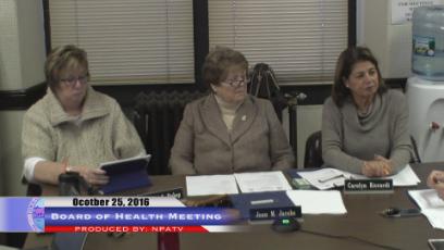 Board of Health 10/25/16