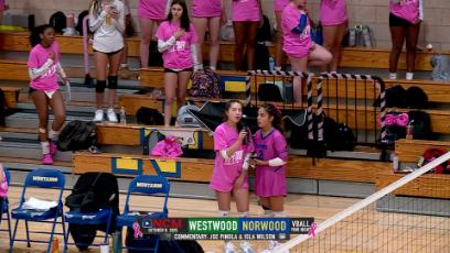 2025 NHS Girls Volleyball vs. Westwood 10.8.25