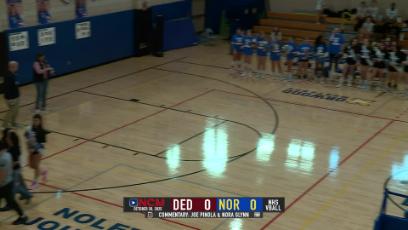 2025 NHS Girls Volleyball vs. Dedham 10.20.25