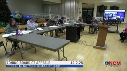 Zoning Board of Appeals 12.2.25