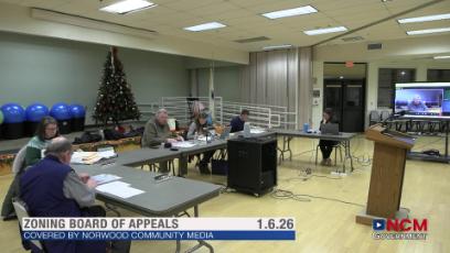 Zoning Board of Appeals 1.6.26