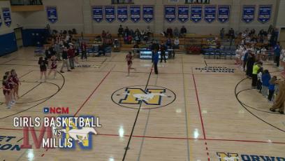2025-26 NHS Girls Basketball vs Millis 1.23.26