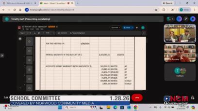 School Committee 1.28.26 Rebroadcast