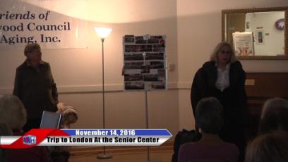"A Trip to London" at the Norwood Senior Center