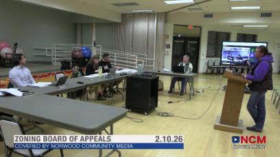 Zoning Board of Appeals 2.10.26