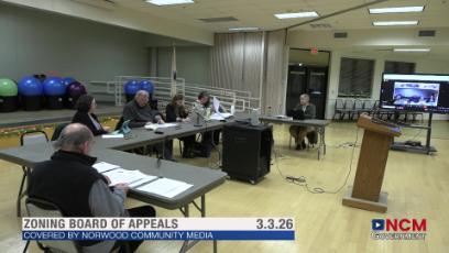 Zoning Board of Appeals 3.3.26