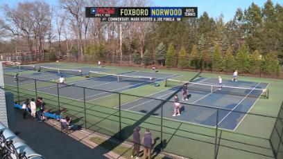 2026 NHS Boys Tennis vs Foxboro 4.9.26