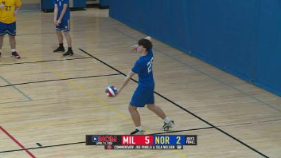 2026 NHS Boys Volleyball vs Milton 4.15.26